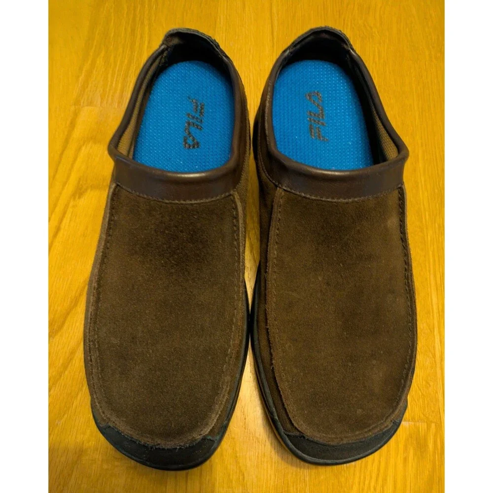 Clarks Mule Clog Womens 8 Brown Suede Slip On Moc Toe Casual Comfort 34391 Nice! - Picture 5 of 10